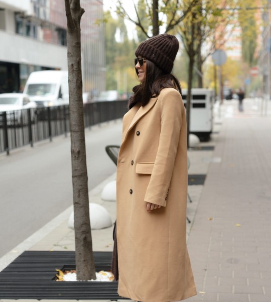 Пальто Cappuccino Беж | Showroom By Nona — зображення 2